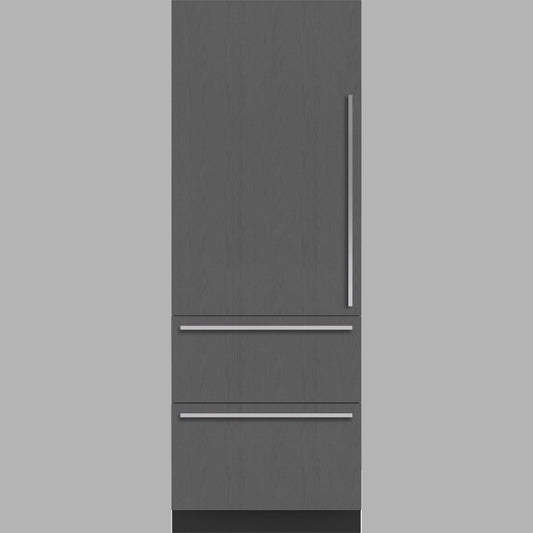 DET3050CI – 30" Designer Over-and-Under Refrigerator/Freezer with Ice Maker
