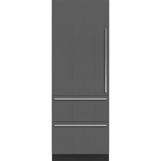 DET3050FI – 30" 30" Designer Over-and-Under Freezer with Ice Maker - Panel Ready