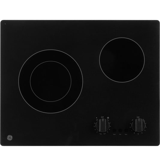GE JP3021DPBB 21" Built-In Electric Radiant Cooktop – Black