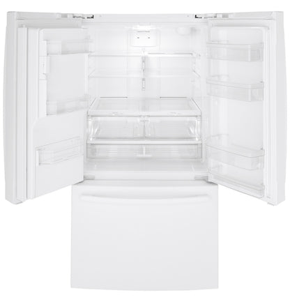 GE GNE27JGMWW 36" French Door Refrigerator – 27.0 Cu. Ft. – White