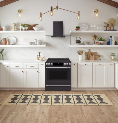 Cafe CES700P3MD1 30" Smart Slide-In Radiant and Convection Range with Warming Drawer