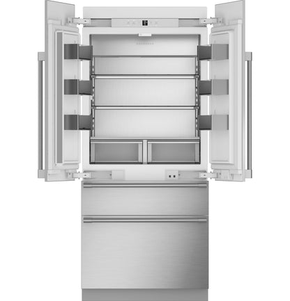 Monogram 36" Panel-Ready Premium Integrated French-Door Refrigerator