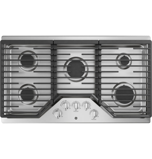 GE JGP5036SLSS 36" Built-In Gas Cooktop – Stainless Steel