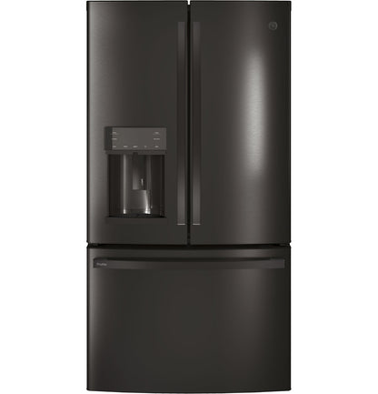 GE Profile PYE22KBLTS 36" Counter-Depth French Door Refrigerator with Hands-Free AutoFill – Black Stainless, ENERGY STAR®