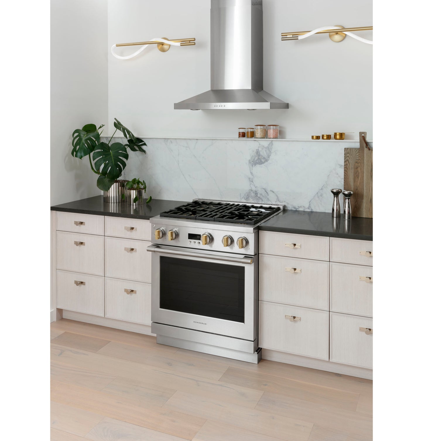 Monogram ZVW8301SWSS 30" Wall Mount Range Hood with 400 CFM - Stainless Steel