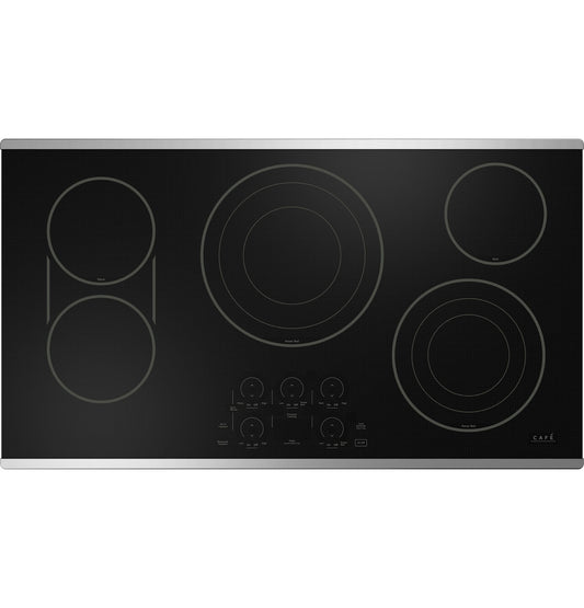 Cafe CEP90362TSS 36" Touch-Control Electric Cooktop - Stainless Steel