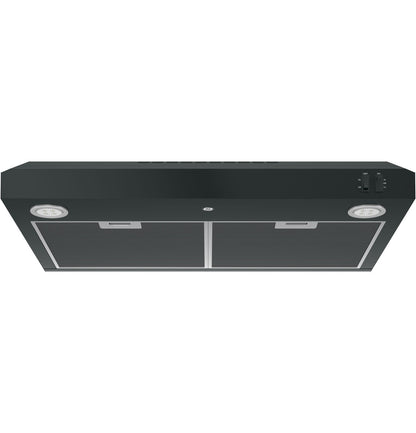 GE JVX5305DJBB 30" Under Cabinet Range Hood – Black