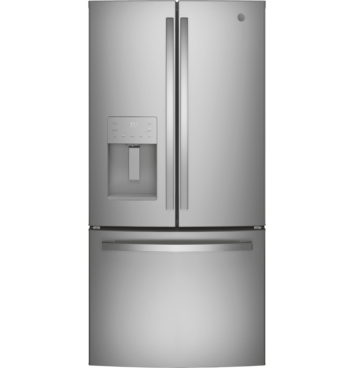 GE GYE18JYLFS 33" Counter-Depth French Door Refrigerator – Stainless Steel ENERGY STAR®