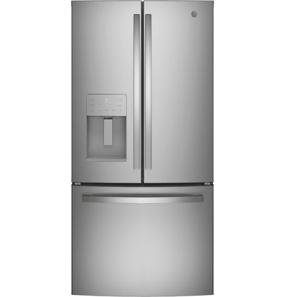 GE GYE18JYLFS 33" Counter-Depth French Door Refrigerator – Stainless Steel ENERGY STAR®