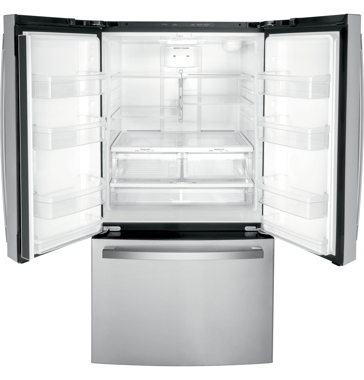 GE GWE22JYMFS 36" ENERGY STAR® Counter-Depth French Door Refrigerator – 21.9 Cu. Ft. – Fingerprint Resistant Stainless Steel
