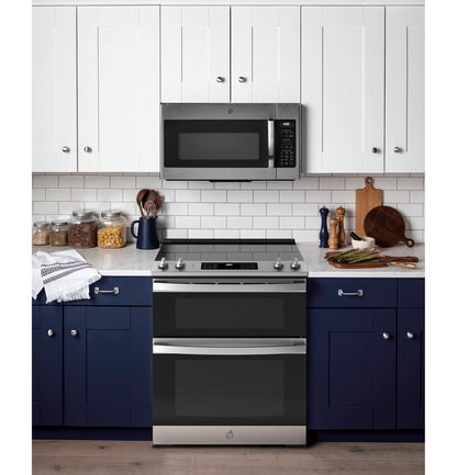 GE JSS86SPSS 30" Slide-In Electric Double Oven Convection Range – Stainless Steel