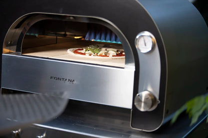Fontana Forni Maestro 60 30" Gas Countertop Pizza Oven – Stainless Steel