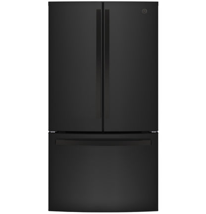 GE GNE25JGKBB 33" ENERGY STAR® French Door Refrigerator – 24.7 Cu. Ft. – Black