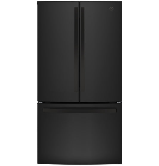 GE GNE27JGMBB 36" ENERGY STAR® French Door Refrigerator – 27.0 Cu. Ft. – Black