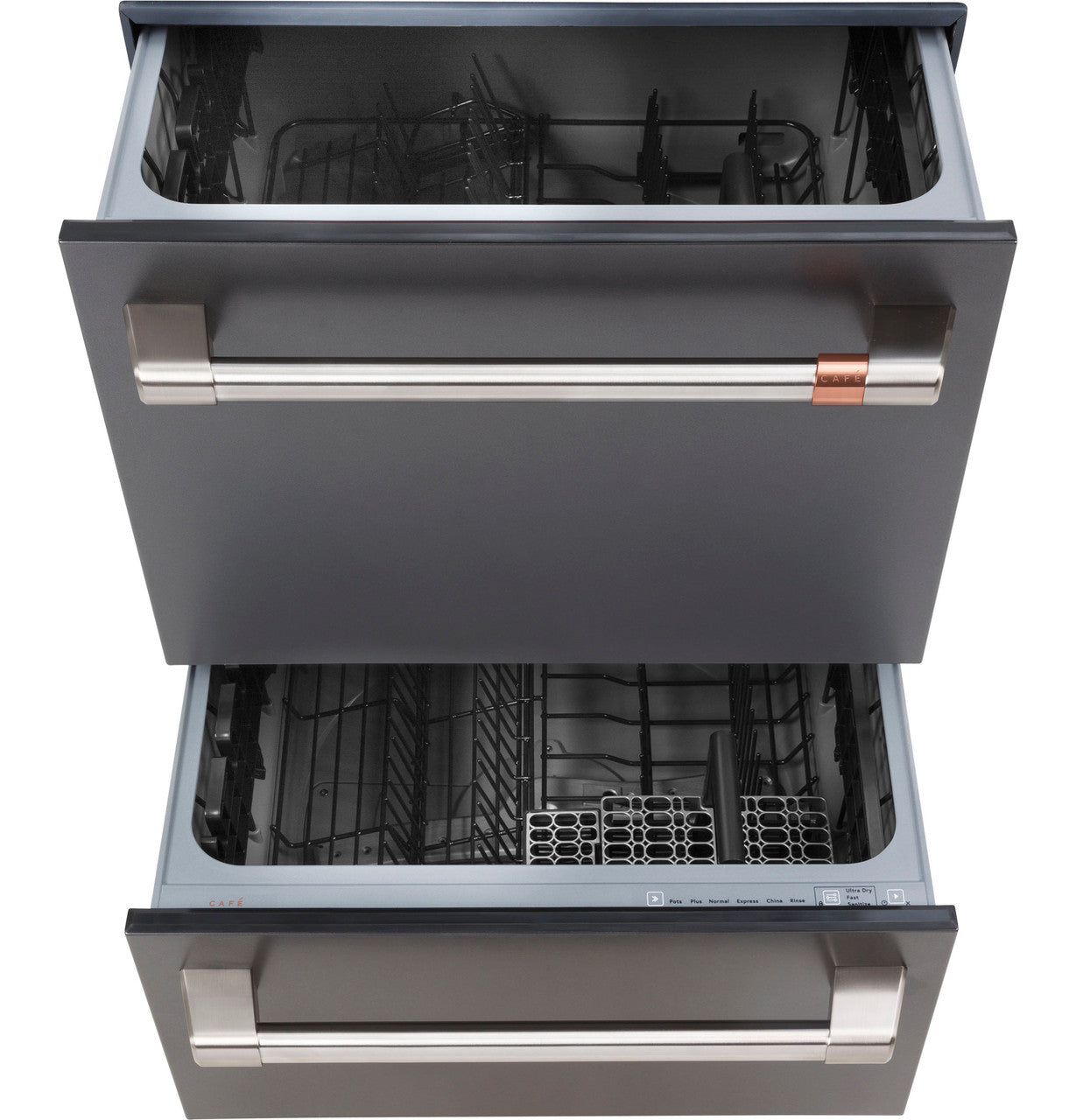 Cafe CDD420P3TD1 24" Double Drawer Dishwasher in Matte Black