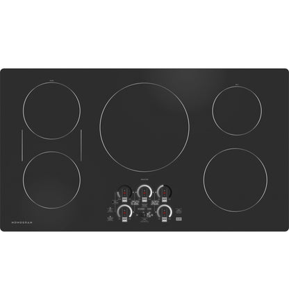 Monogram ZHU36RDTBB 36" Induction Cooktop with Precision Temperature Control – Black