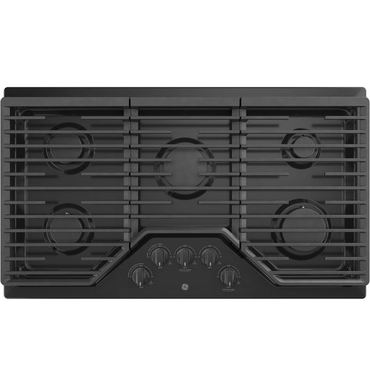GE JGP5036DLBB 36" Built-In Gas Cooktop – Black