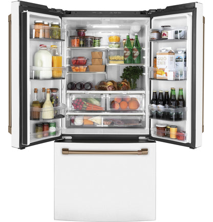 Café CWE19SP4NW2 18.6 Cu. Ft. Smart Counter-Depth French-Door Refrigerator
