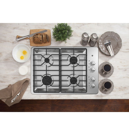 GE JGP3030SLSS 30" Built-In Gas Cooktop – Stainless Steel