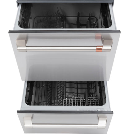 Cafe CDD420P2TS1 24" Double Drawer Dishwasher in Stainless Steel