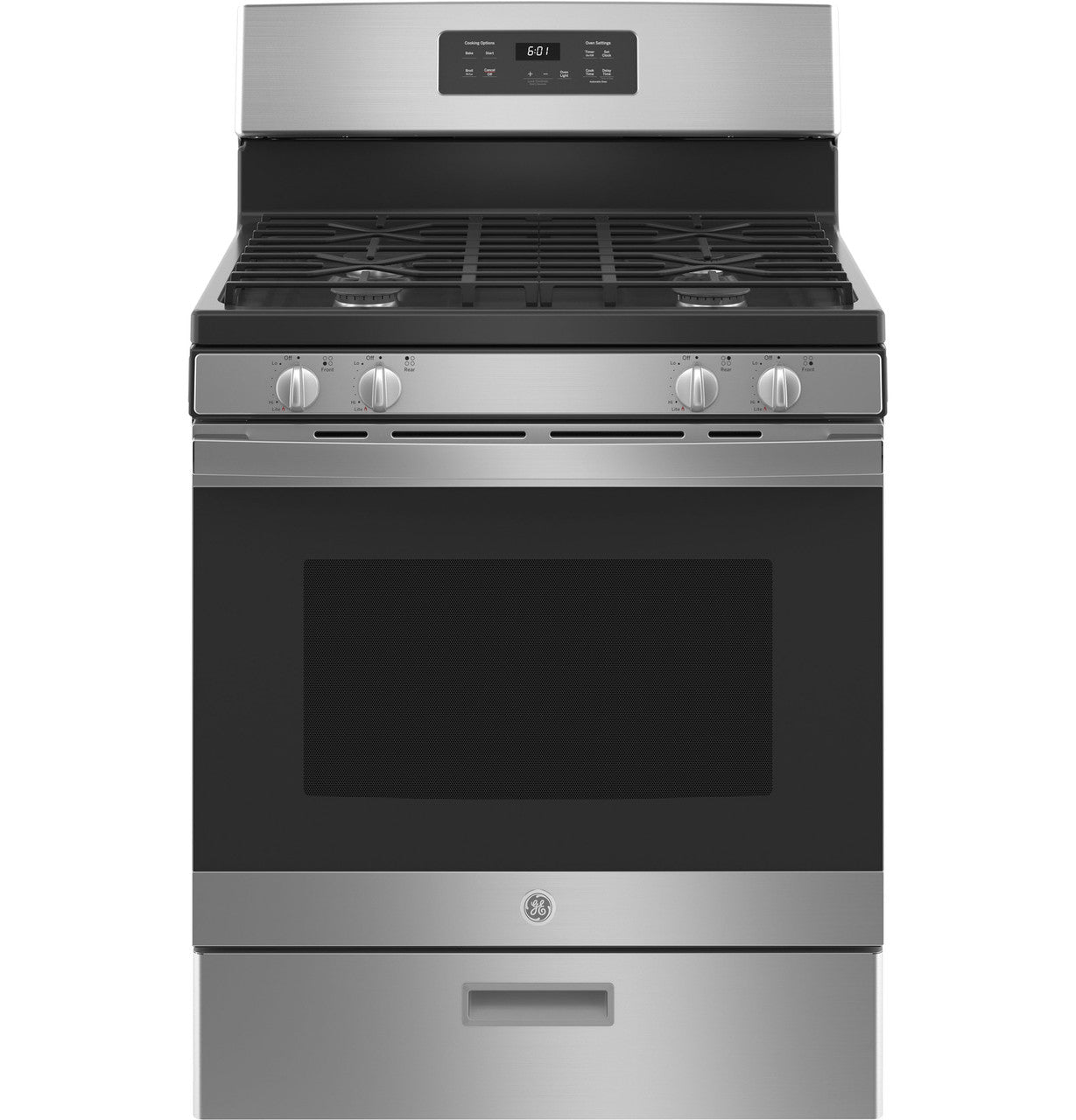 GE JGBS61RPSS 30" Free-Standing Gas Range – Stainless Steel