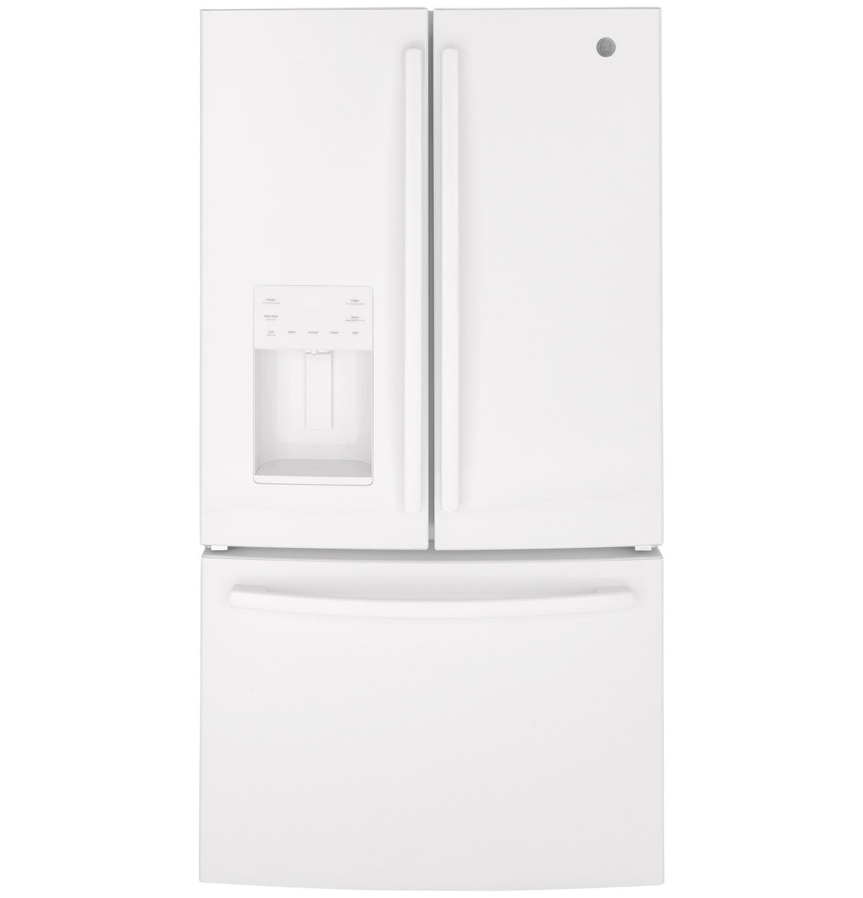 GE GNE27JGMWW 36" French Door Refrigerator – 27.0 Cu. Ft. – White