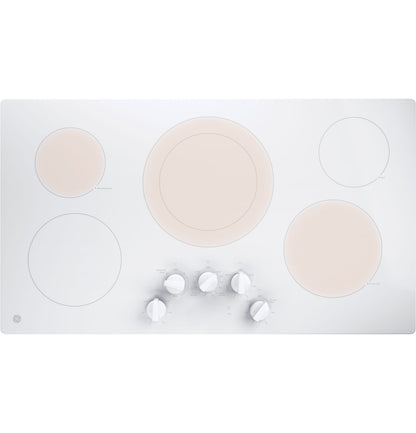 GE JP3036TLWW 36" Built-In Electric Cooktop – White