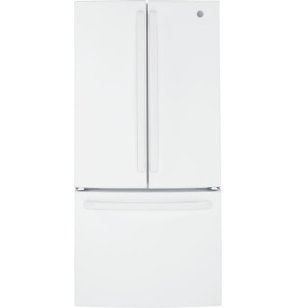 GE GNE25JGKWW 33" French Door Refrigerator – 24.7 Cu. Ft. – White