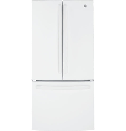 GE GNE25JGKWW 33" French Door Refrigerator – 24.7 Cu. Ft. – White