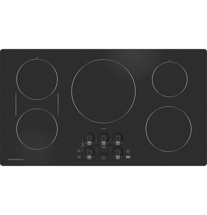Monogram ZHU36RDTBB 36" Induction Cooktop with Precision Temperature Control – Black