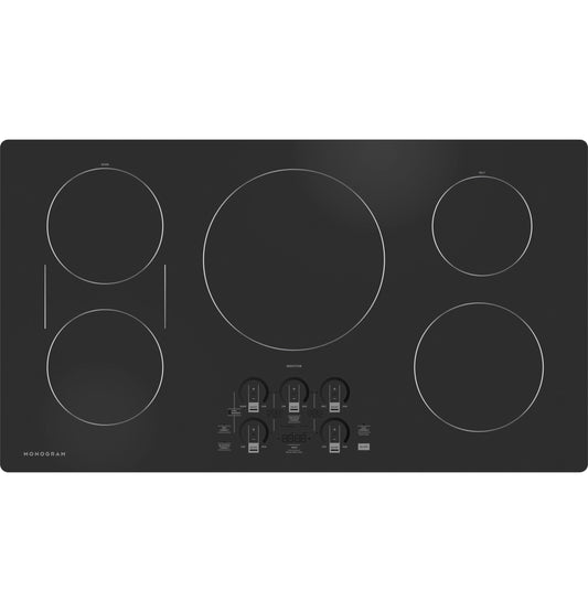 Monogram ZHU36RDTBB 36" Induction Cooktop with Precision Temperature Control – Black