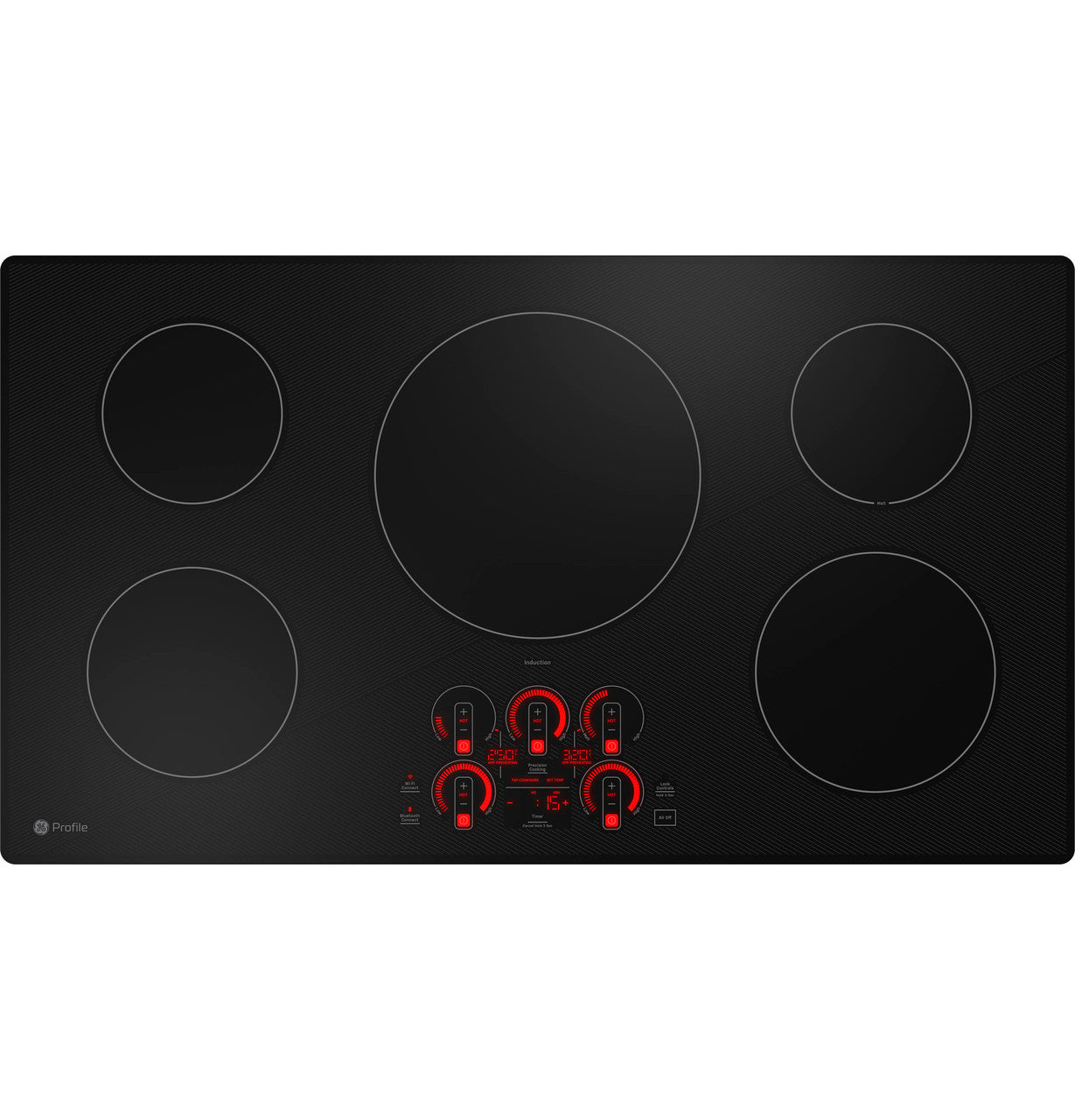 GE Profile PHP7036DTBB 36-inch Built-In Touch Control Induction Cooktop