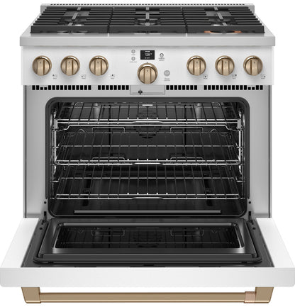 Cafe CGY366P4TW2 36" Smart All-Gas Commercial-Style Range