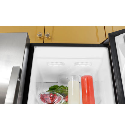 GE GSS23GYPFS 33" Side-by-Side Refrigerator with External Dispenser - Stainless Steel