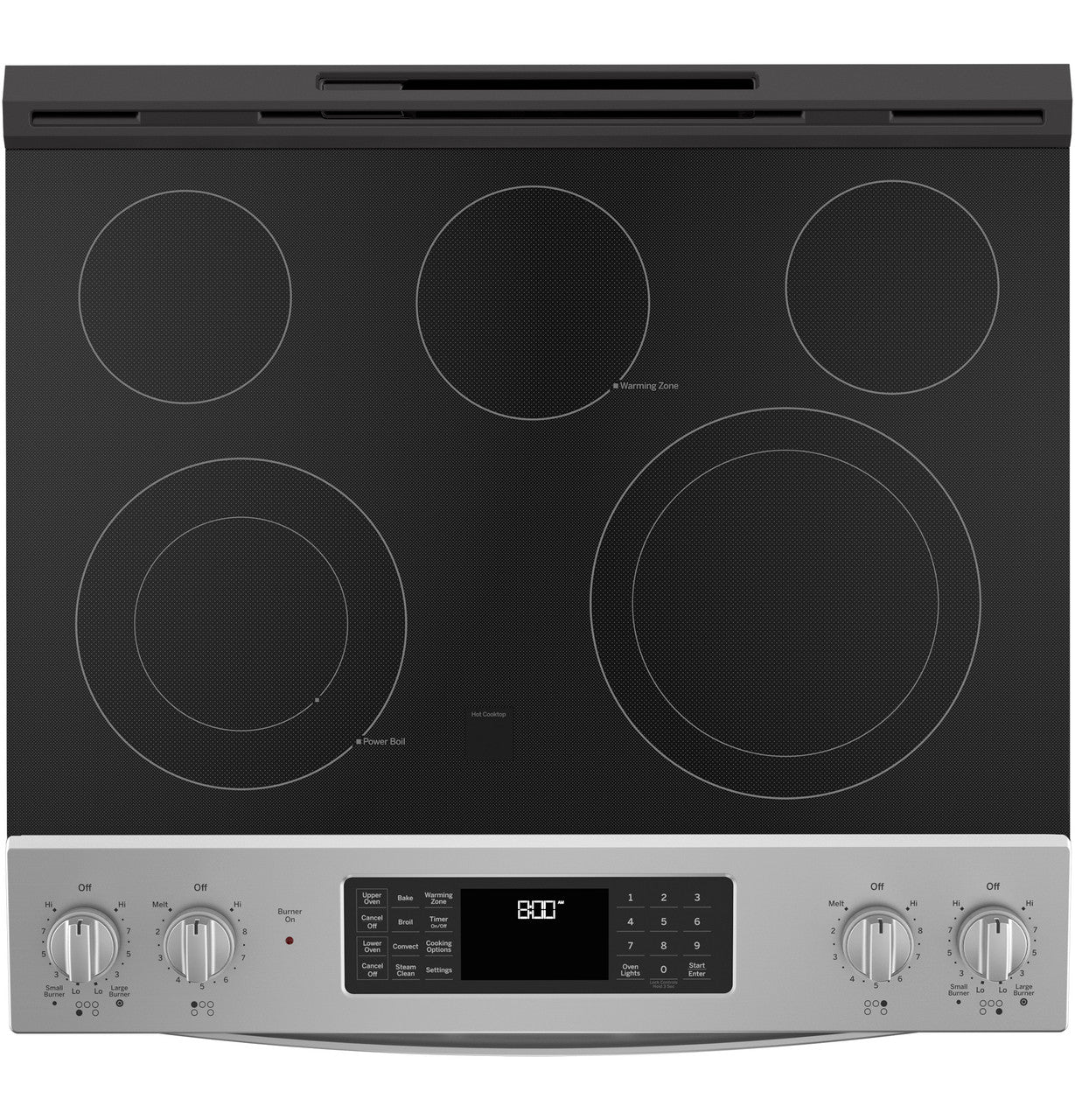 GE JSS86SPSS 30" Slide-In Electric Double Oven Convection Range – Stainless Steel