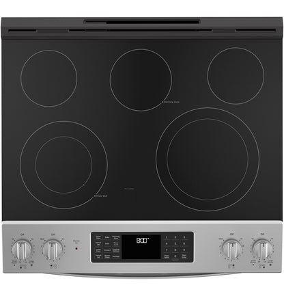 GE JSS86SPSS 30" Slide-In Electric Double Oven Convection Range – Stainless Steel