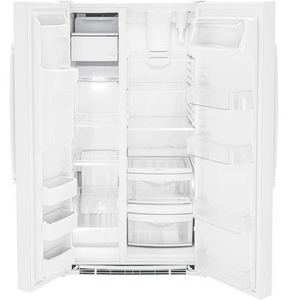 GE GSE25GGPWW 36-inch Side-by-Side Refrigerator ENERGY STAR® Refrigerator