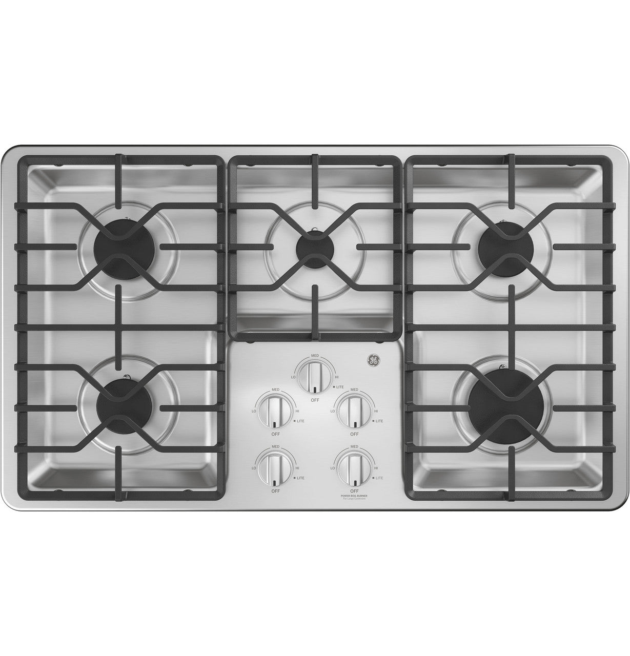 GE JGP3036SLSS 36" Built-In Gas Cooktop – Stainless Steel