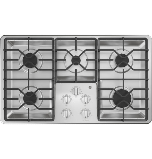 GE JGP3036SLSS 36" Built-In Gas Cooktop – Stainless Steel