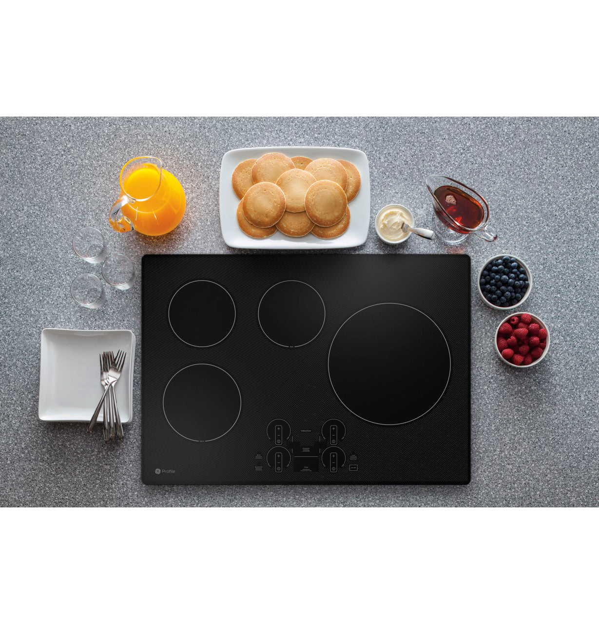 GE Profile PHP7030DTBB 30-inch Built-In Touch Control Induction Cooktop