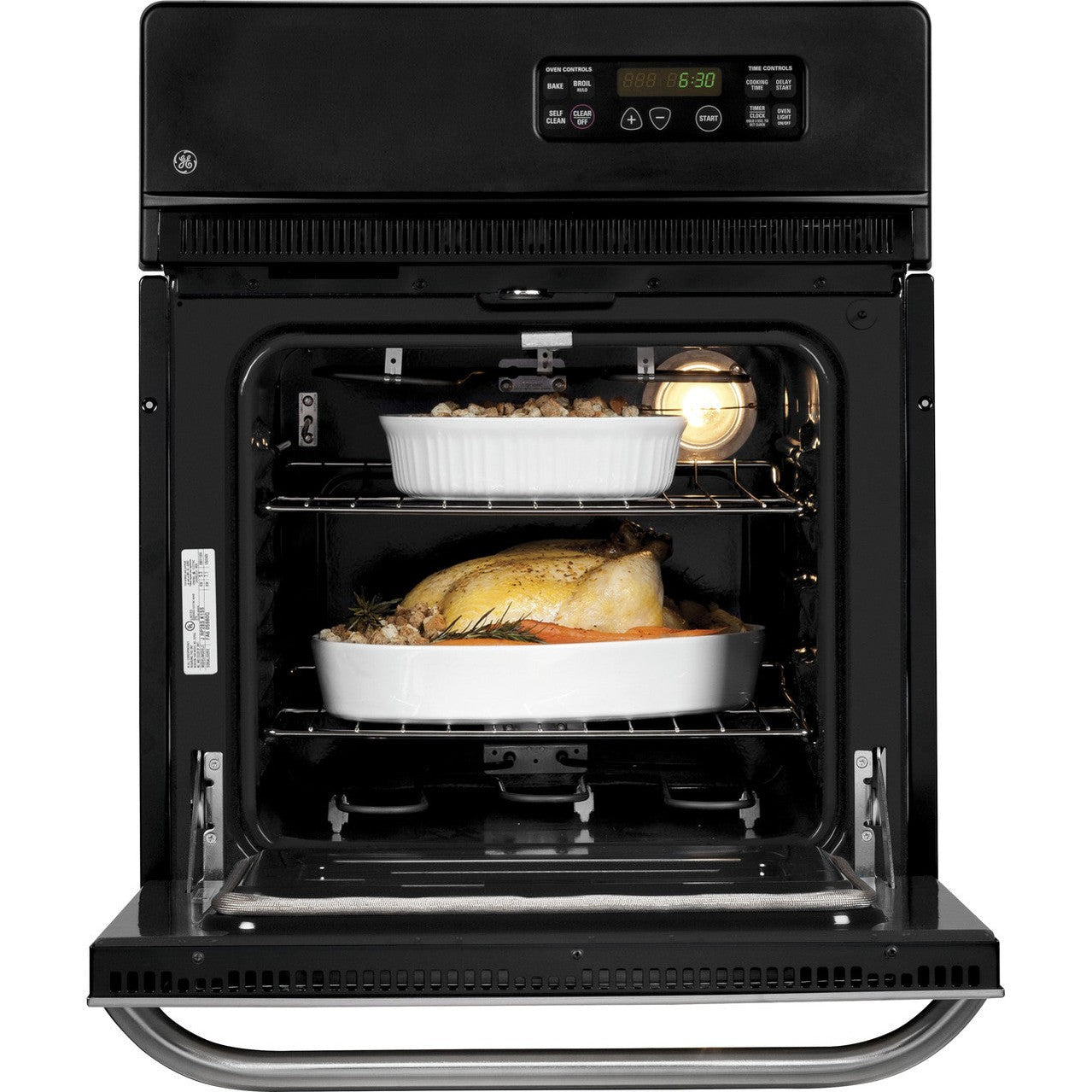 GE JRS06SKSS 24" Electric Single Standard Clean Wall Oven – Stainless Steel