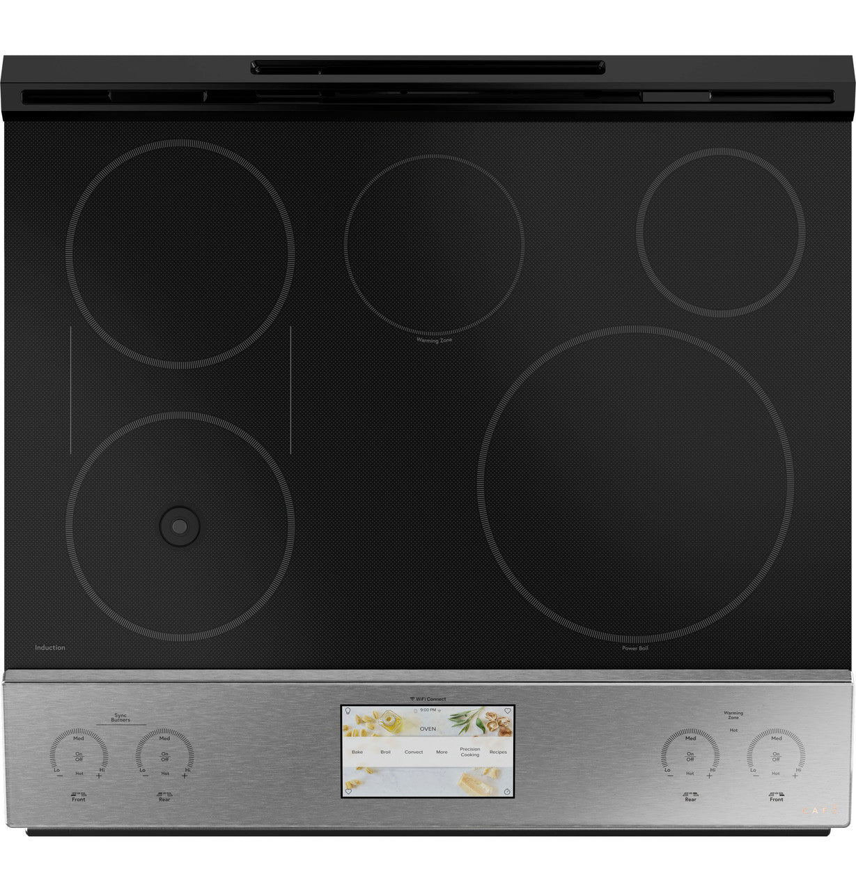 Cafe CHS90XM2NS5 30" Smart Slide-In Induction and Convection Range