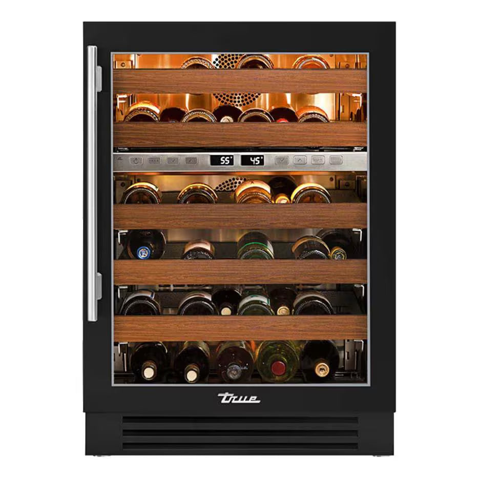 True TWC-24DZ-R-SG-C 24" Dual Zone Wine Cabinet – Stainless Steel Glass