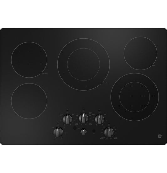GE JEP5030DTBB 30" Built-In Electric Cooktop – Black