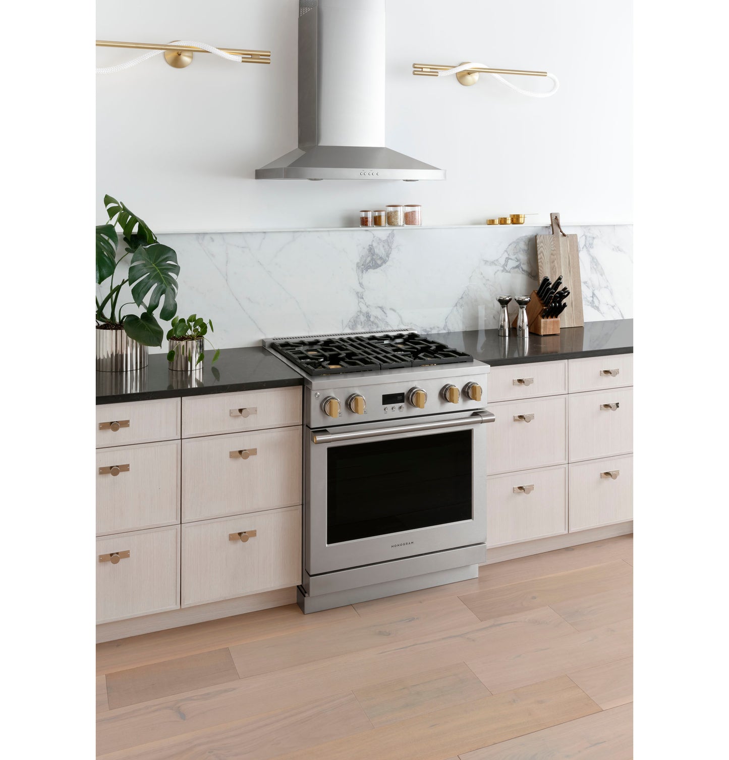 Monogram ZVW8301SWSS 30" Wall Mount Range Hood with 400 CFM - Stainless Steel