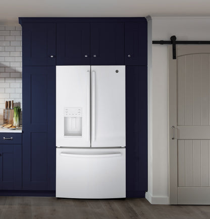 GE GFE26JGMWW 36" French Door Refrigerator – 25.7 Cu. Ft. – White