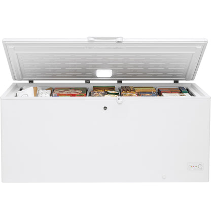 GE FCM22DLWW 21.7 Cu. Ft. Manual Defrost Chest Freezer – White