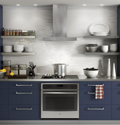 GE UVW8301SLSS 30" Designer Wall-Mount Hood with Dimmable LED Lighting – Stainless Steel