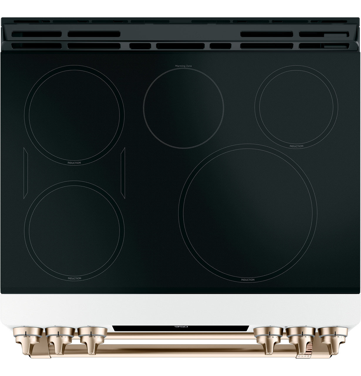 Cafe CHS950P4MW2 30" Smart Slide-In Induction and Convection Double-Oven Range