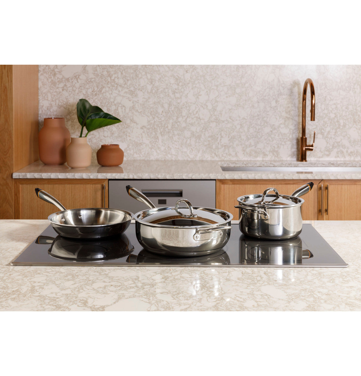 Cafe CHP90302TSS 30" Touch-Control Induction Cooktop - Silver